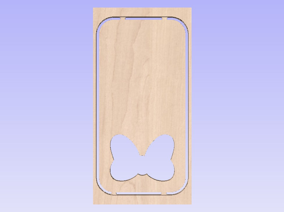 Bow Serving Board Cut Files SVG jpg dxf pdf crv