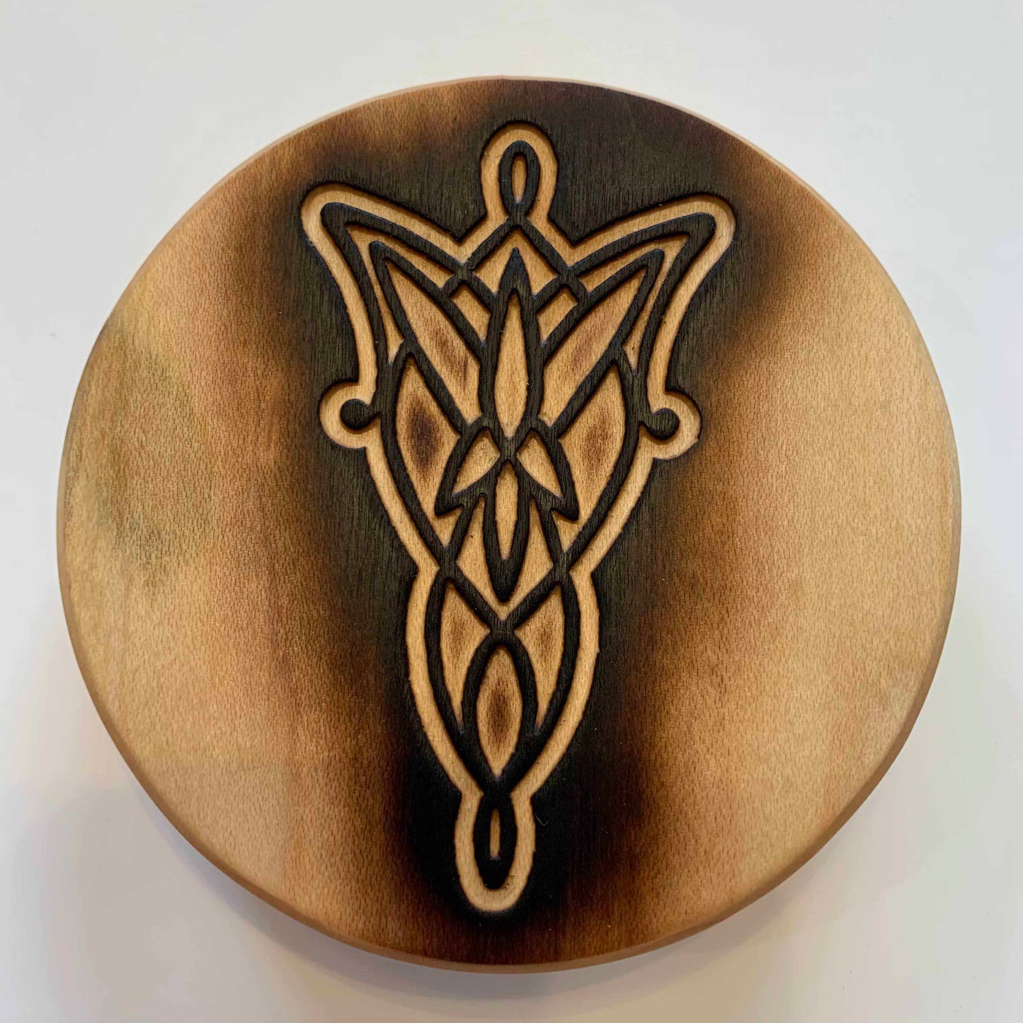 Evenstar Wine Glass Topper - Charred Finish