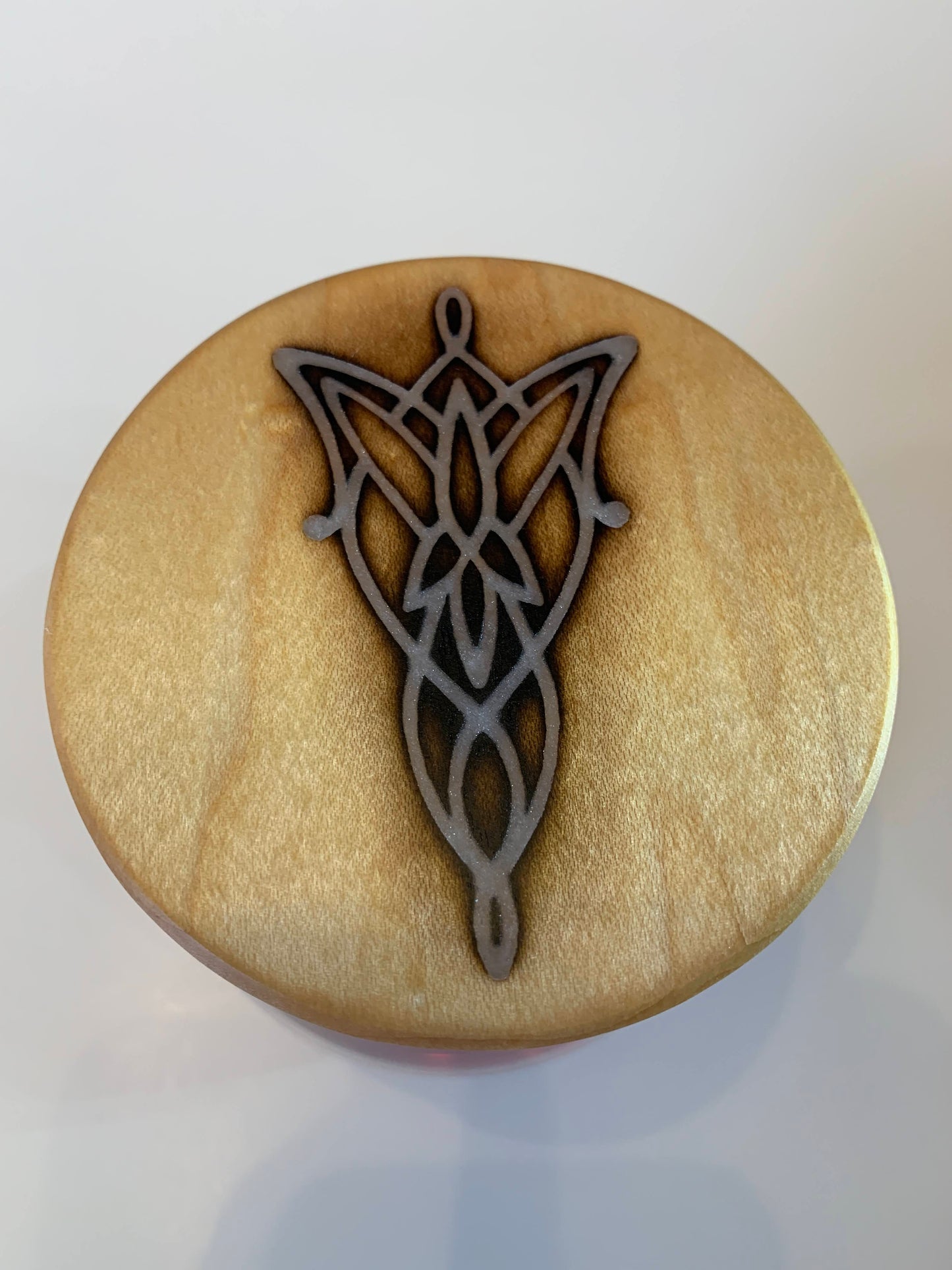 Evenstar Wine Glass Topper - Epoxy Inlaid