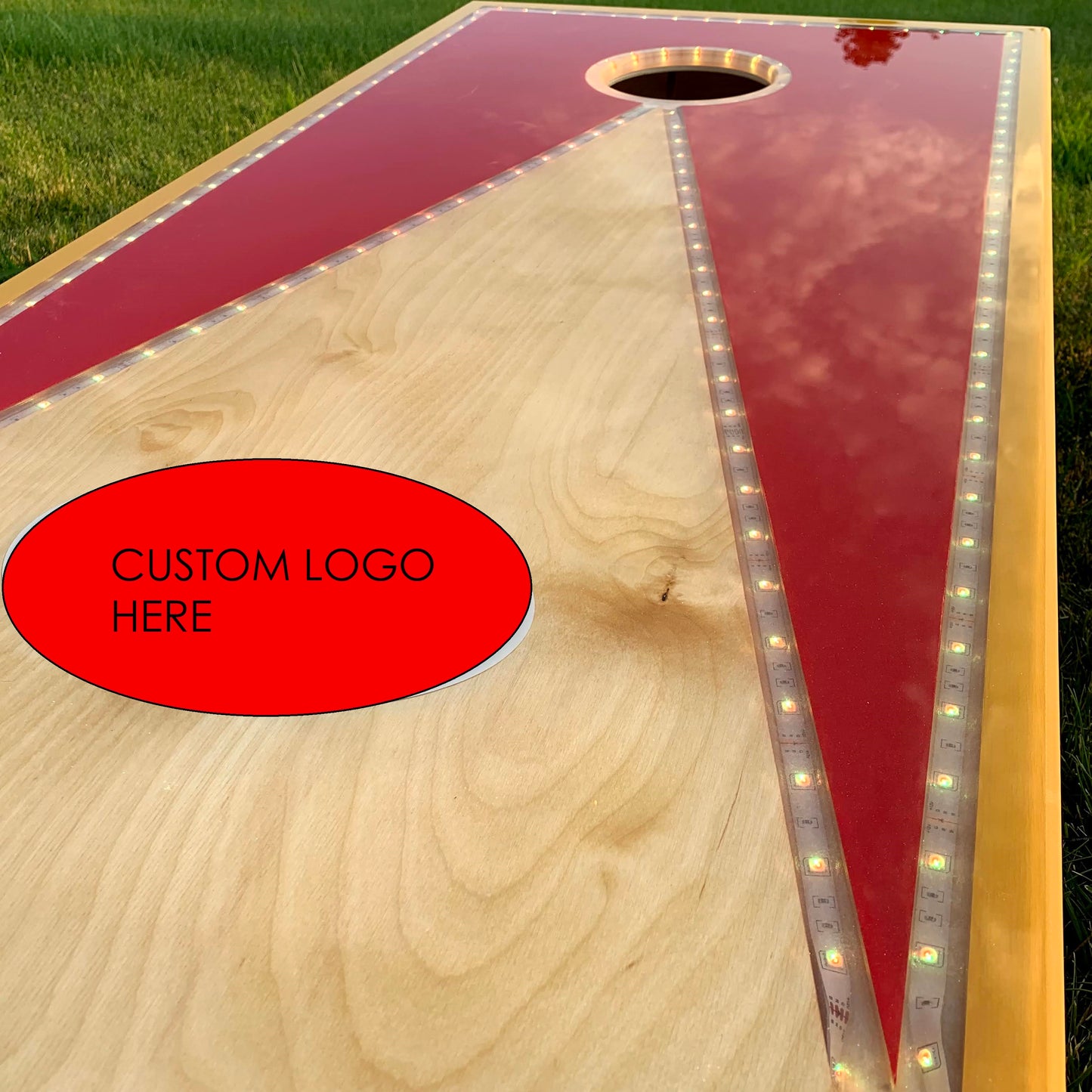 Custom LED Cornhole Boards